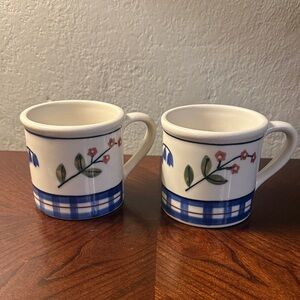 Hartstone Hand Painted Mugs Signed by Artist